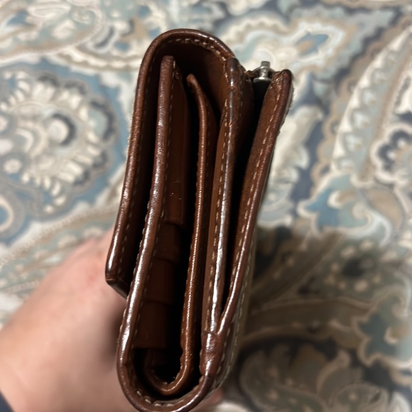 GUC vintage brown buckle Coach wallet - Picture 9 of 12